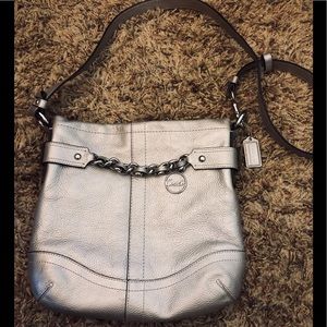 Coach Metallic Crossbody Purse Bag